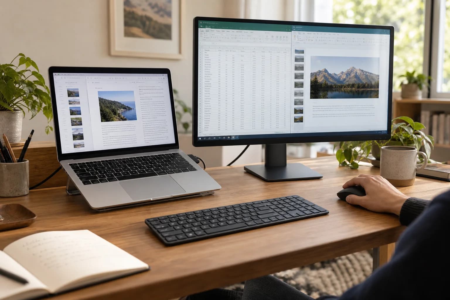 Computer verbinden · Beispielhafte Nutzungsszene